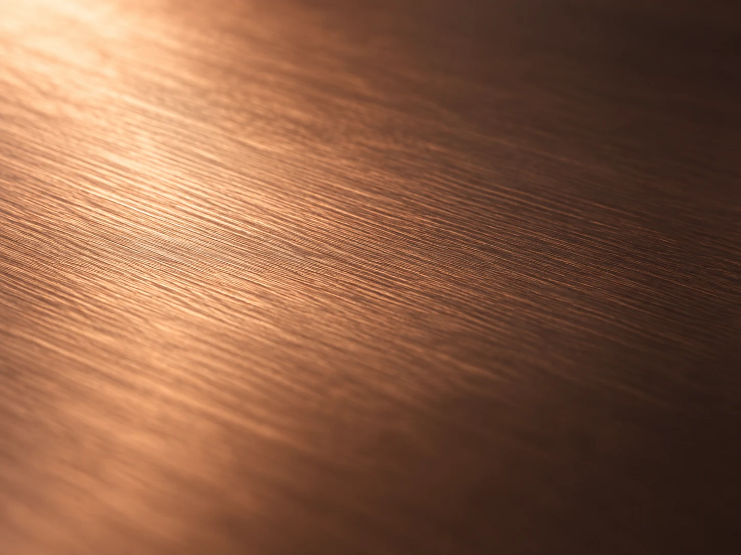 Conceptual image of a thin metal foil seen at an angle, uniform and smooth, with nothing on it