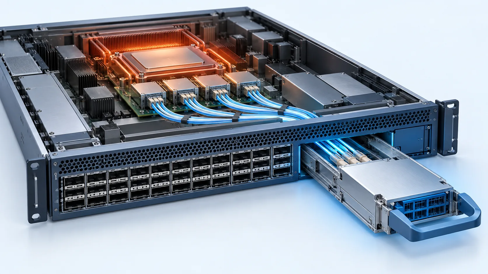 Conceptual illustration of Why the laser is placed at the front panel