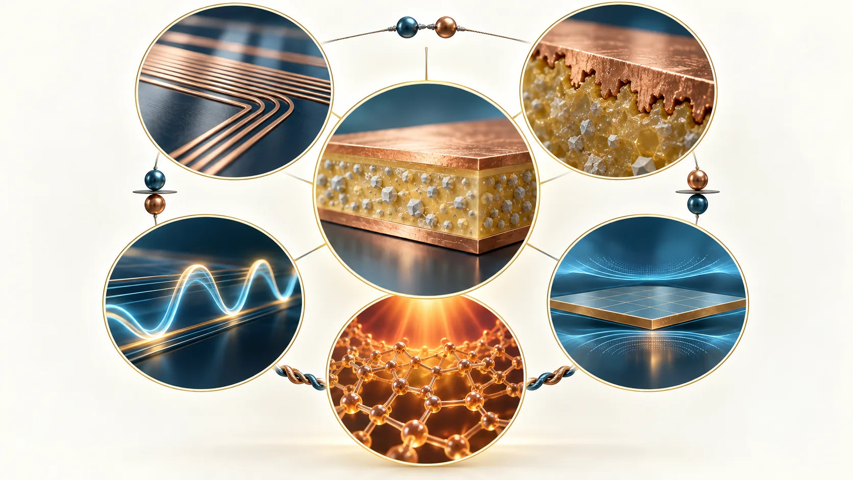 Conceptual illustration of Conflicting demands placed on a build-up dielectric