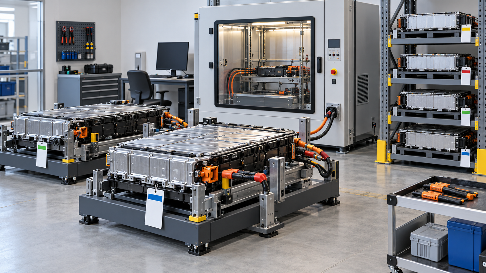 Recovered packs are evaluated for second-life suitability
