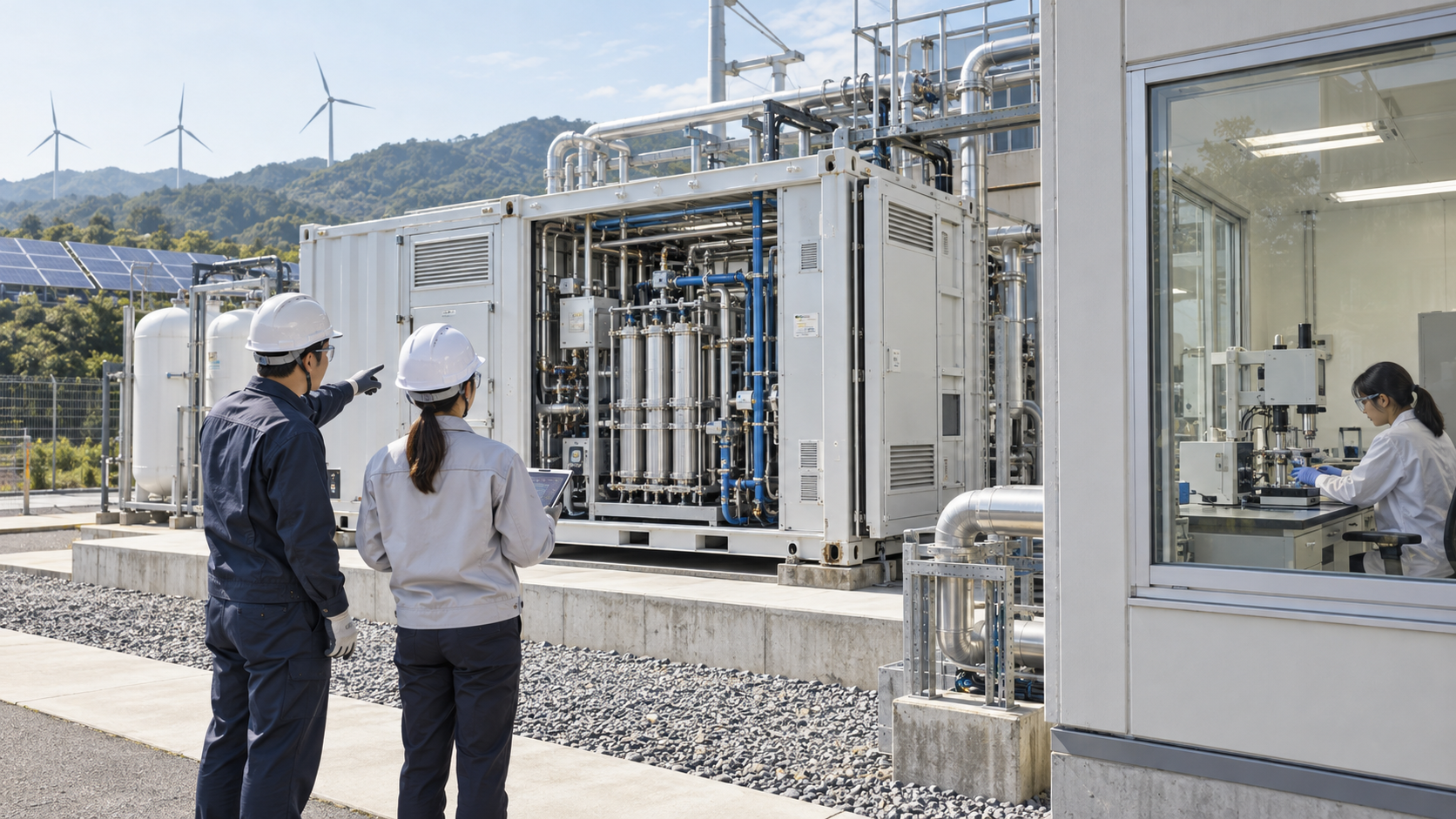 Conceptual image of NEDO's hydrogen-energy-related work