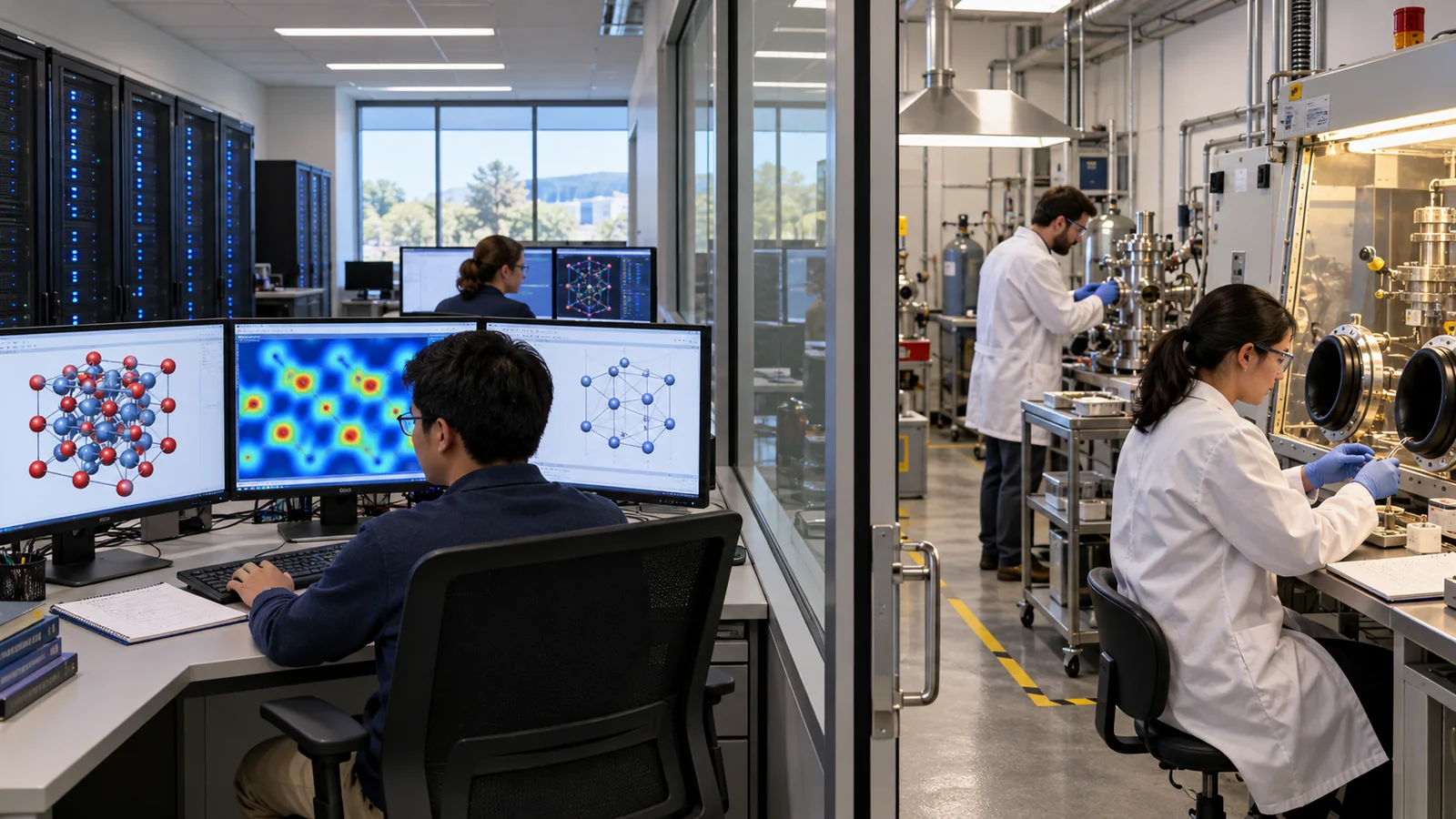 Computing and experimental research support are distinct from data access and regulatory authority.