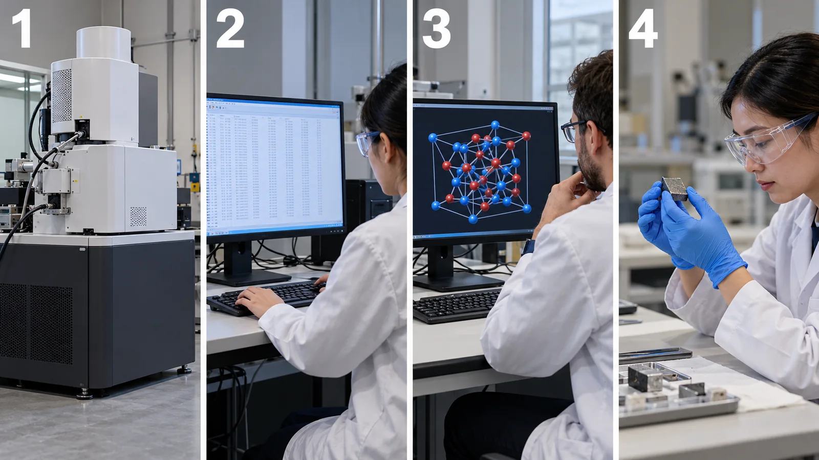 1 measure, 2 prepare data, 3 analyse with AI, 4 review. Preserve the raw measurement as well as processed results.