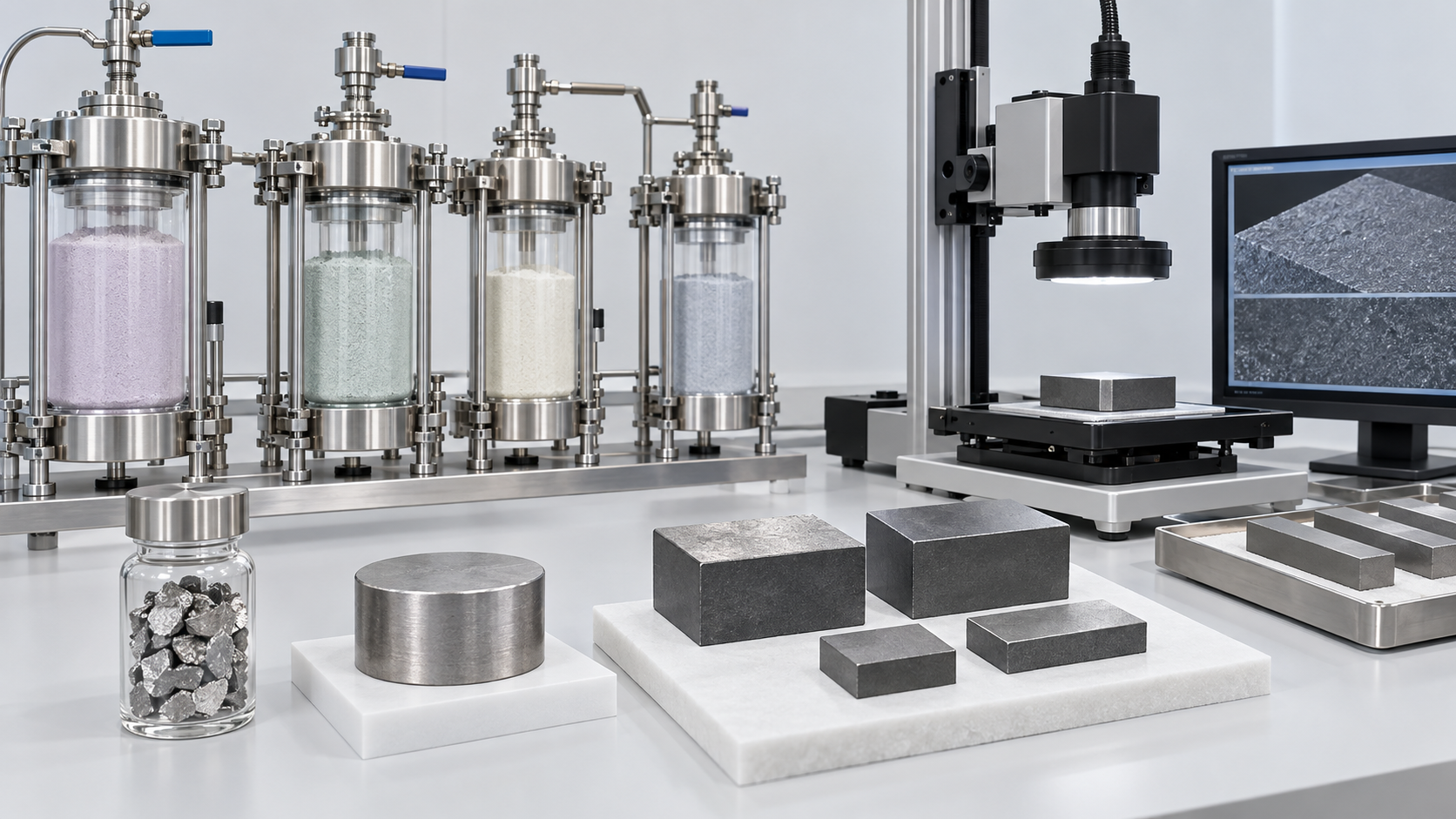 Rare-earth separation is distinguished from magnet manufacture and inspection