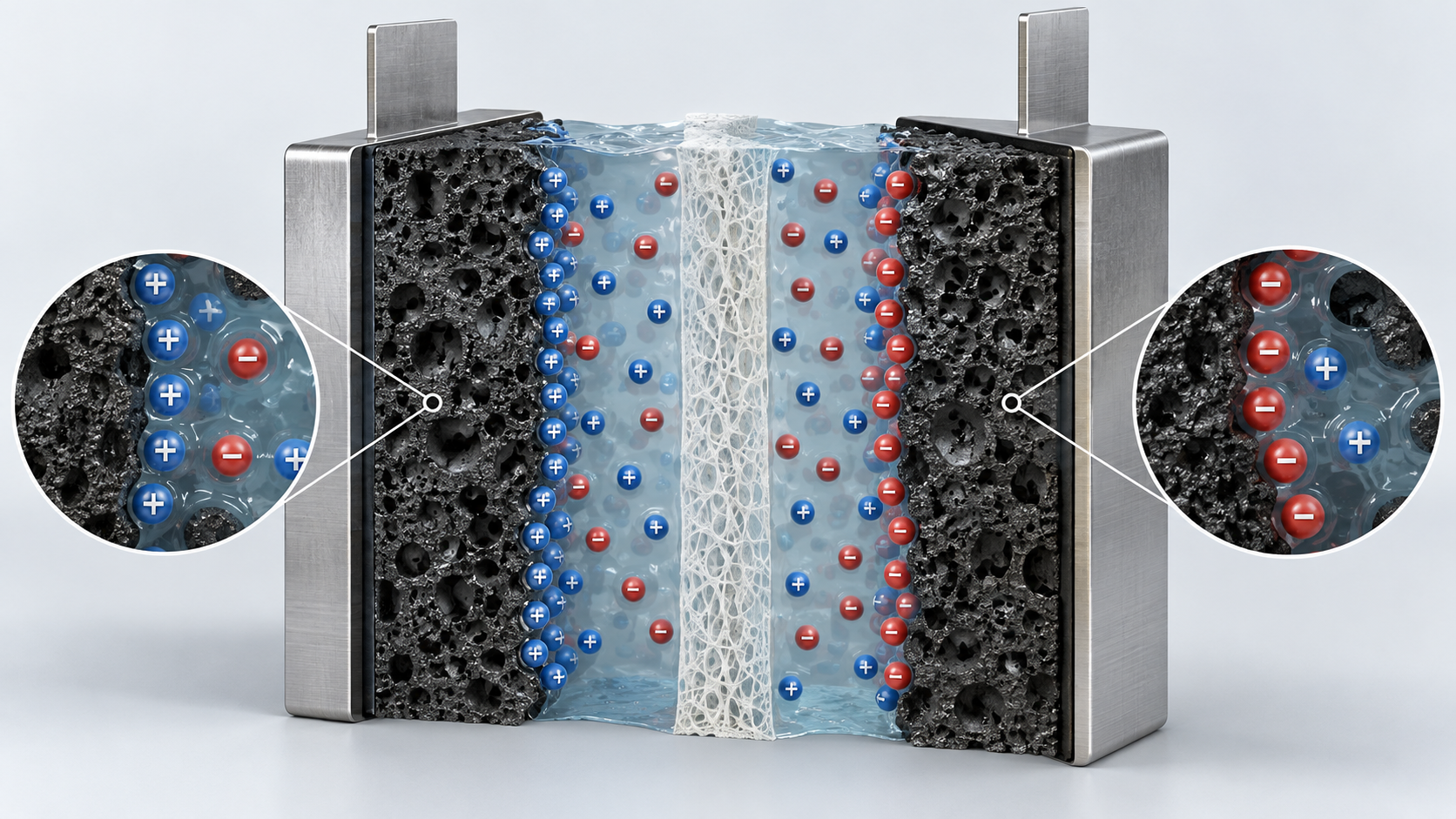 Educational illustration: Supercapacitors Explained