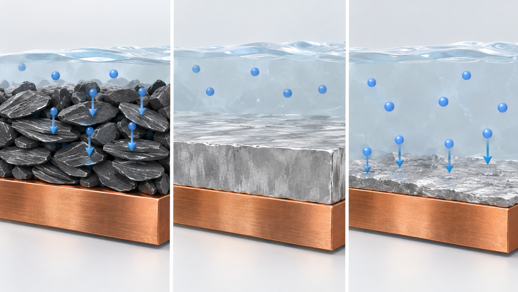 Left: insertion into graphite