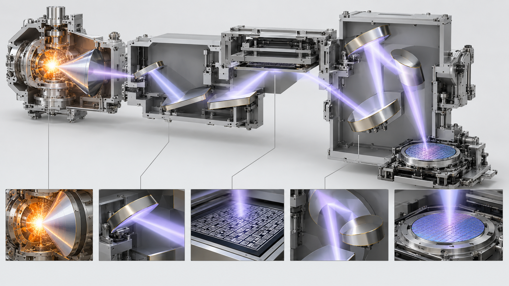 Educational illustration: Lithography and EUV Explained