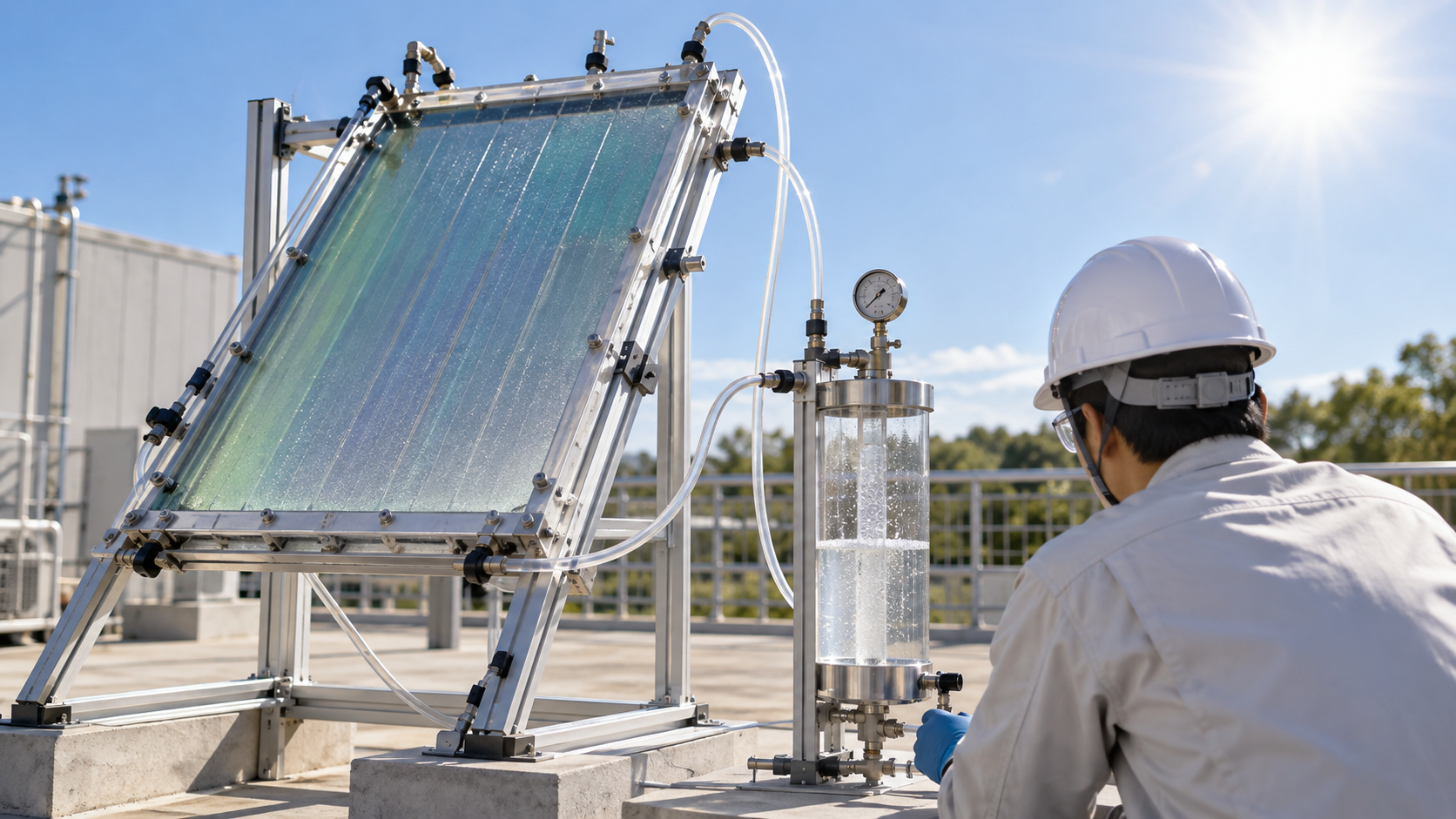 Conceptual supporting image for Photoelectrochemical Cells