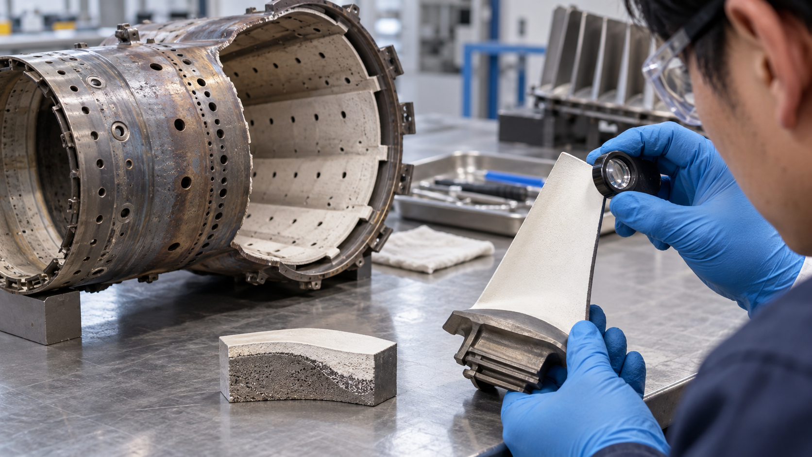 Conceptual supporting image for Hydrogen Co-Firing in Gas Turbines