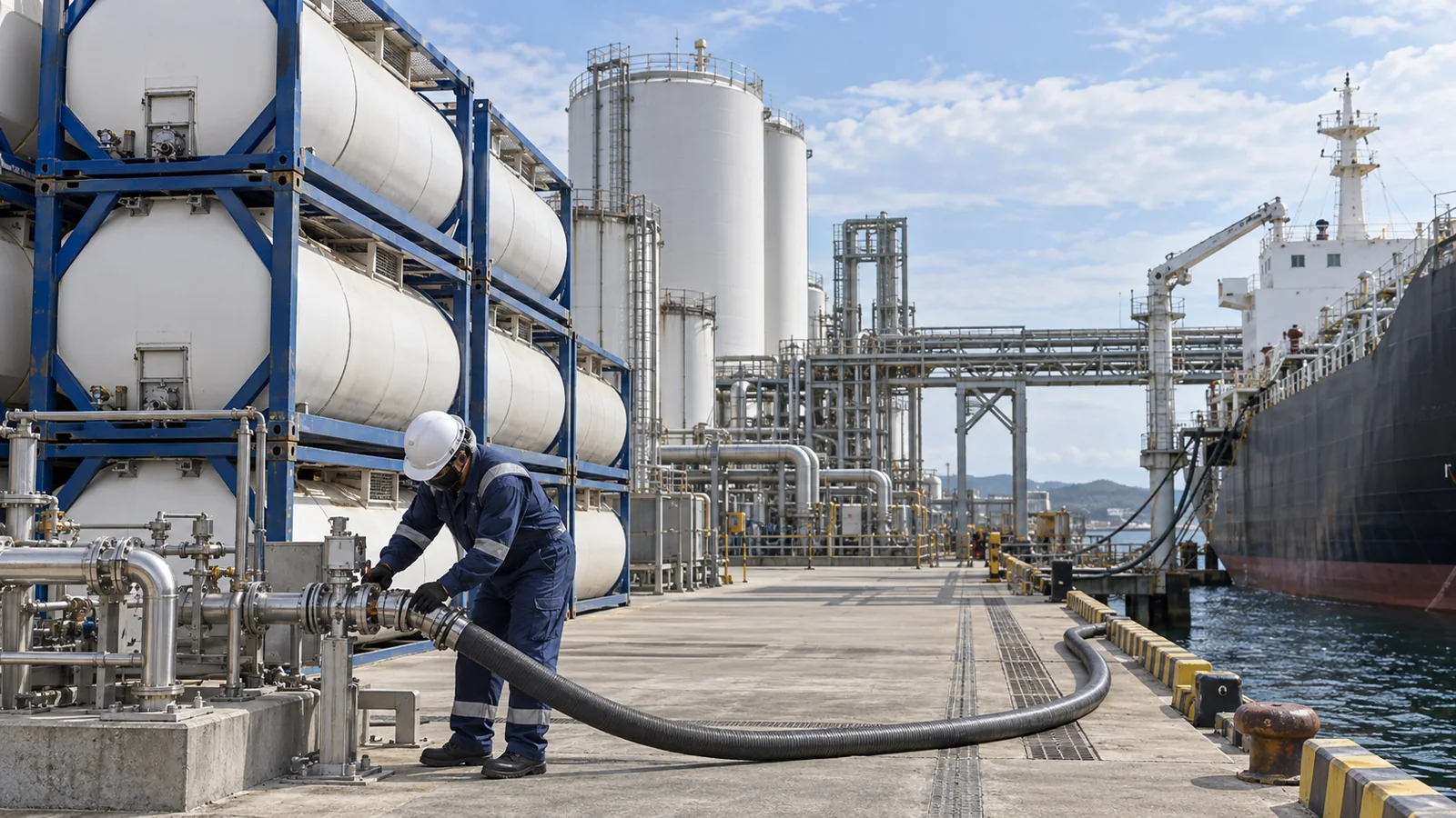 Supply chains include conversion, storage and transfer