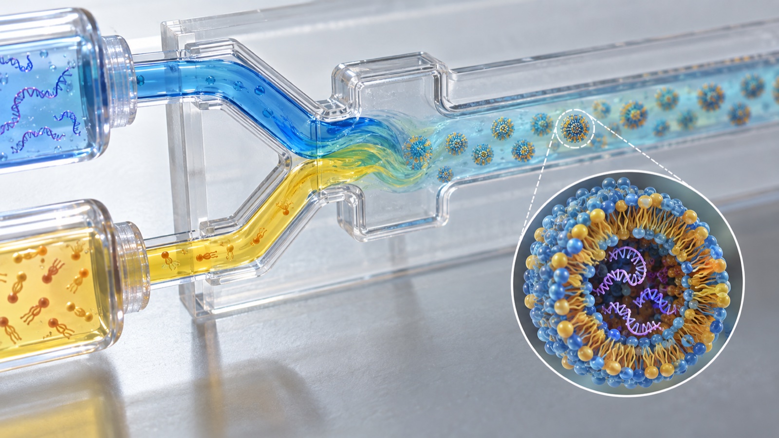 ImageGen educational illustration of mRNA production and delivery (figure 5)