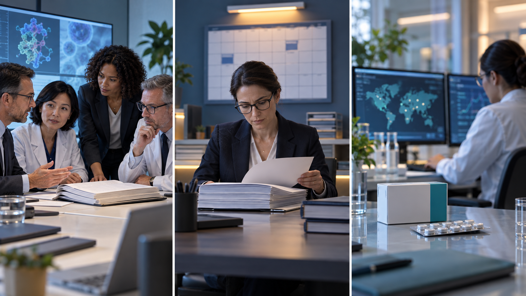 Three scenes evoke distinct expedited review pathways