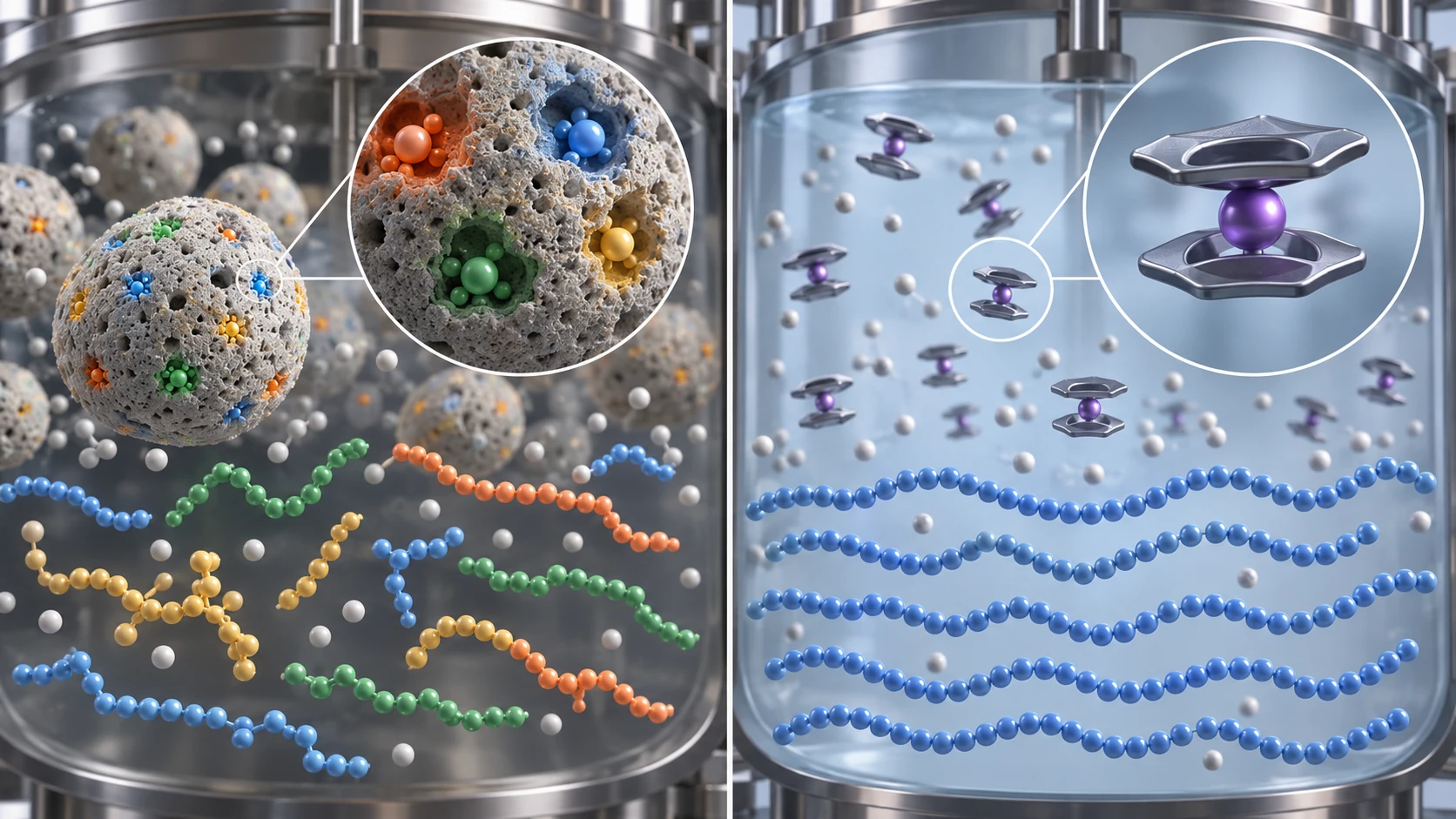 Catalyst differences and molecular weight distribution