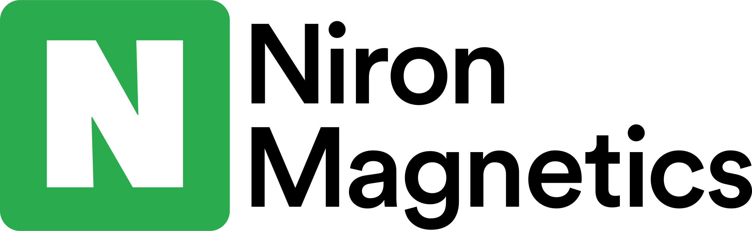 Niron Magnetics logo